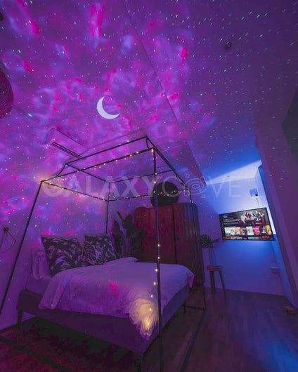 Galaxycove classic projector bedroom decoration lights rgb