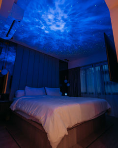 Galaxycove nova projector bedroom starry blue lights stars sleep