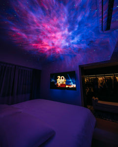 Galaxycove nova projector bedroom netflix pink lights stars