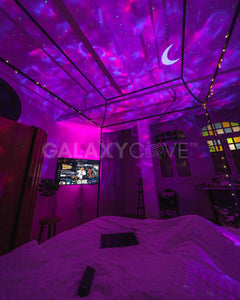 Galaxycove classic projector bedroom pink cozy decoration lights